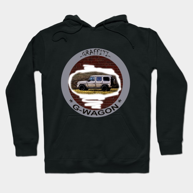 Mercedes G wagon - graffiti Hoodie by WOS